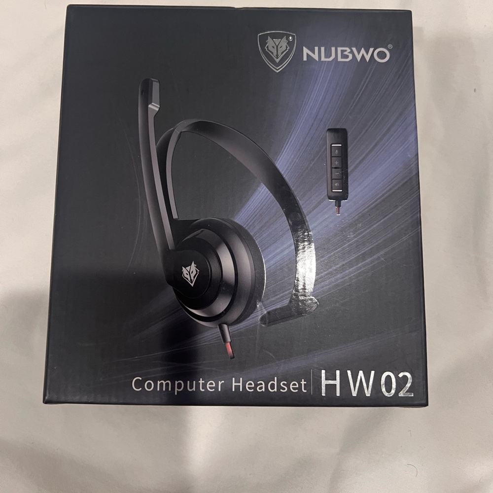 NUBWO COMPUTER HEADSET- HW02- NWT